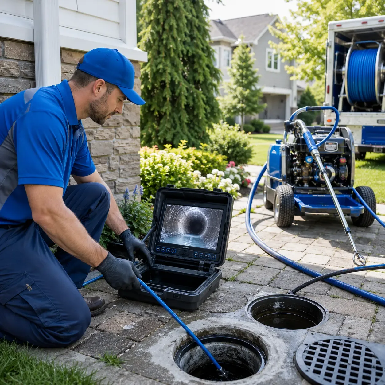 Outdoor drain cleaning professionals serving College Station, TX