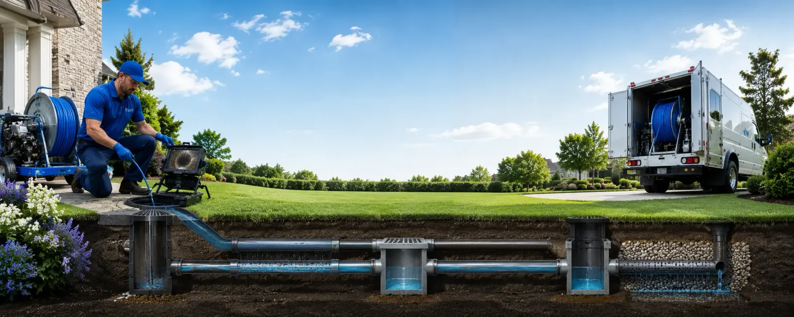 Outdoor drain cleaning information for College Station, TX